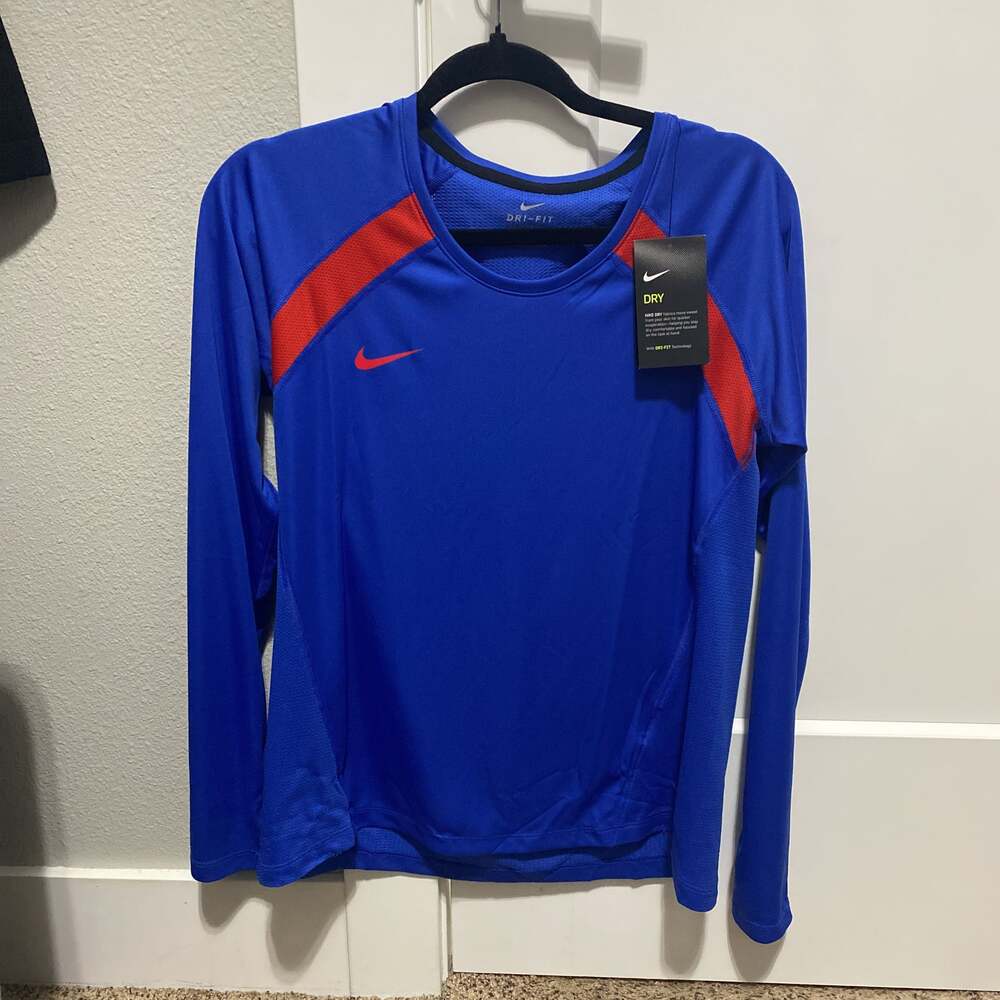 Nike PSG Paris Saint-Germain 2018 1/4 Zip Long Sleeve Training Top Blue